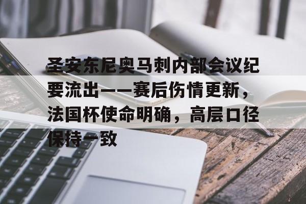关于圣安东尼奥马刺内部会议纪要流出——赛后伤情更新,法国杯使命明确,高层口径保持一致的信息-华体会app